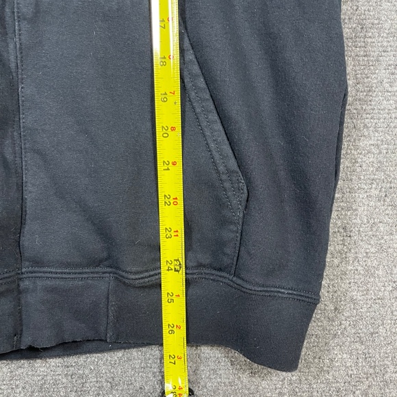 TECGEN FR CAT 2 Hoodie Sweatshirt Mens Medium MD Black Full Zip Made in USA 0976 - Picture 8 of 9